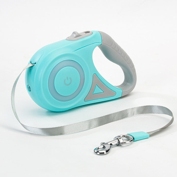 Dog Leash Retractable And Dog Collar Spotlight Automatic