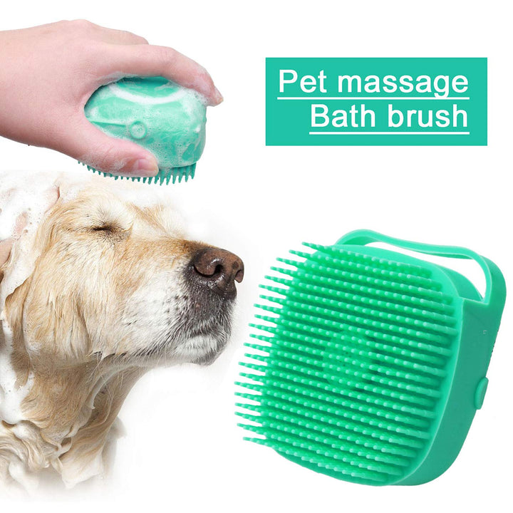 Pet Dog Shampoo Massager and shower Brush